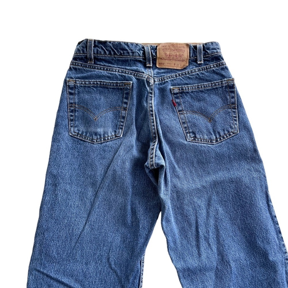 Levi's Men's Relaxed Fit 550 Jeans - Classic Blue - Picture 6 of 8